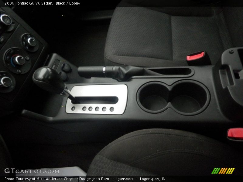 Black / Ebony 2006 Pontiac G6 V6 Sedan