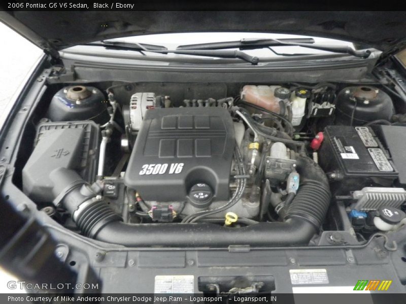 Black / Ebony 2006 Pontiac G6 V6 Sedan