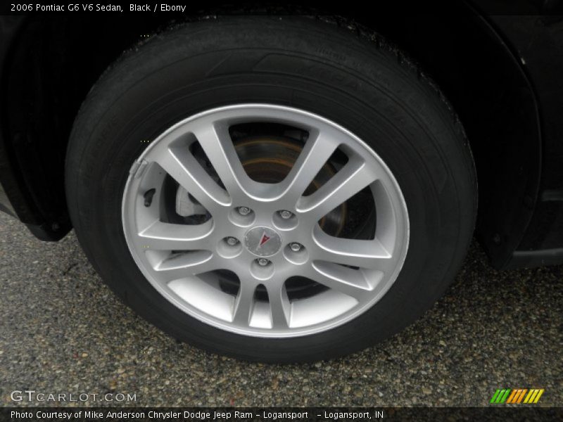 Black / Ebony 2006 Pontiac G6 V6 Sedan
