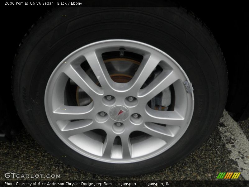 Black / Ebony 2006 Pontiac G6 V6 Sedan