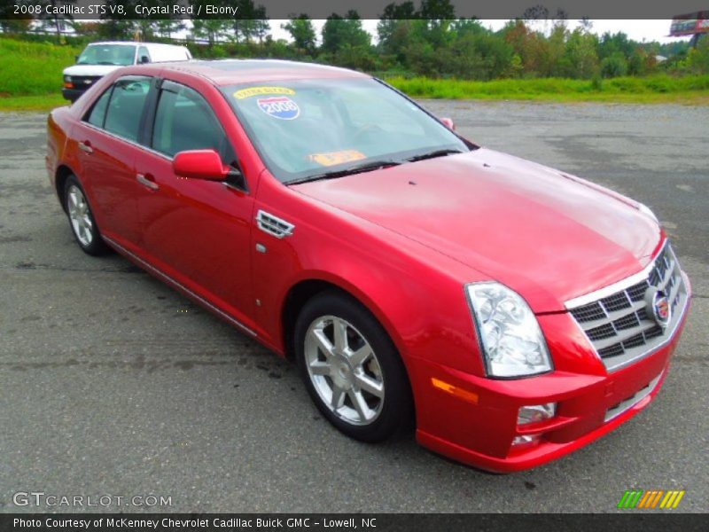 Crystal Red / Ebony 2008 Cadillac STS V8