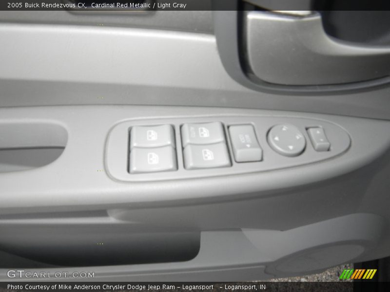 Cardinal Red Metallic / Light Gray 2005 Buick Rendezvous CX