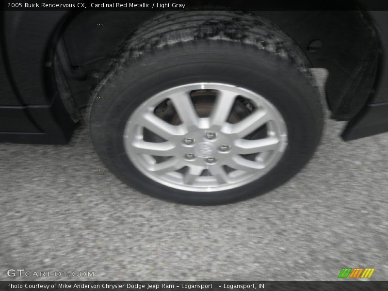 Cardinal Red Metallic / Light Gray 2005 Buick Rendezvous CX