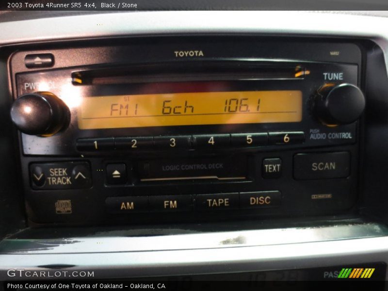 Black / Stone 2003 Toyota 4Runner SR5 4x4