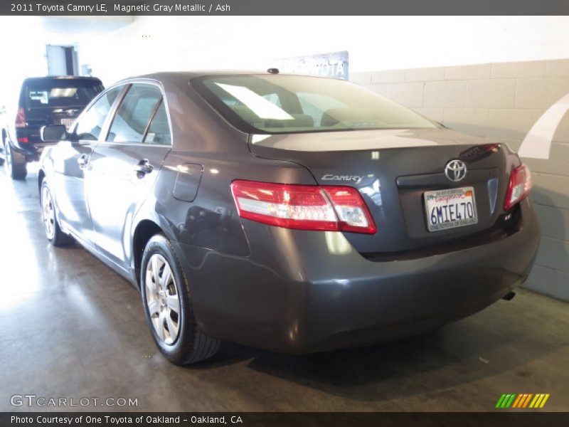 Magnetic Gray Metallic / Ash 2011 Toyota Camry LE