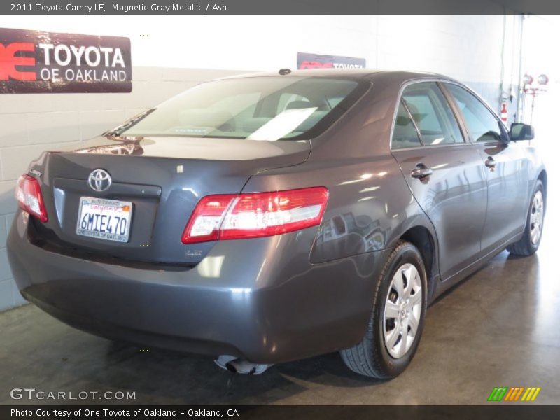 Magnetic Gray Metallic / Ash 2011 Toyota Camry LE