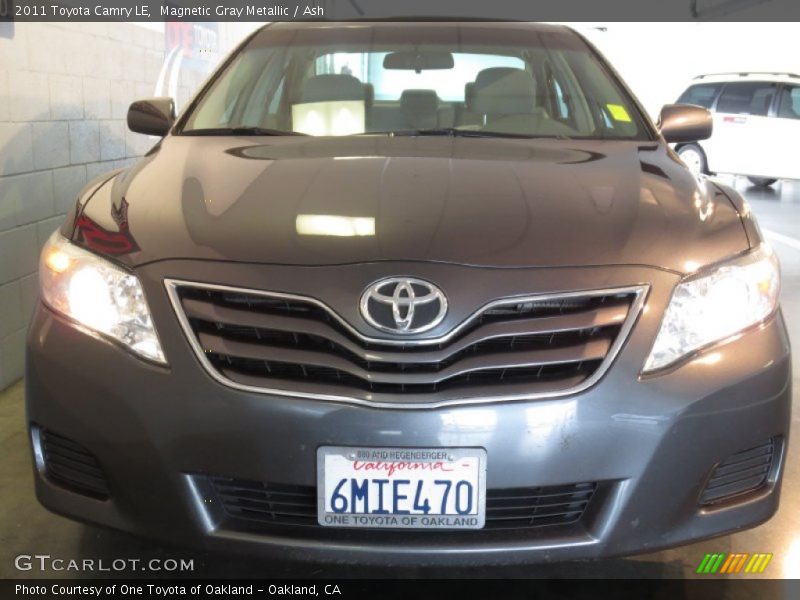 Magnetic Gray Metallic / Ash 2011 Toyota Camry LE
