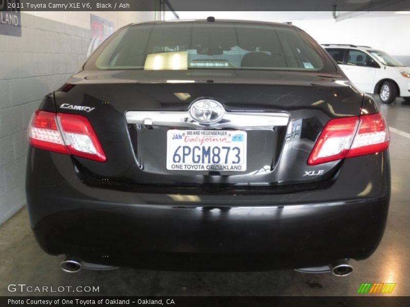 Black / Ash 2011 Toyota Camry XLE V6