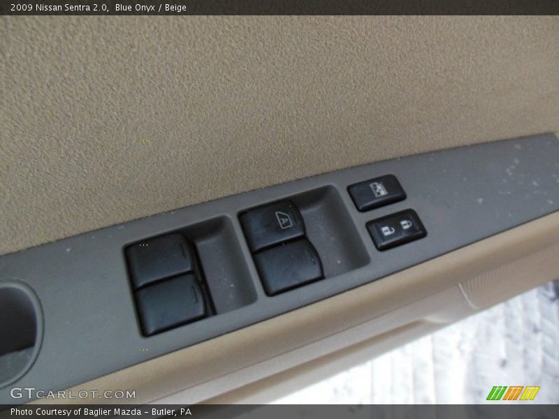 Blue Onyx / Beige 2009 Nissan Sentra 2.0