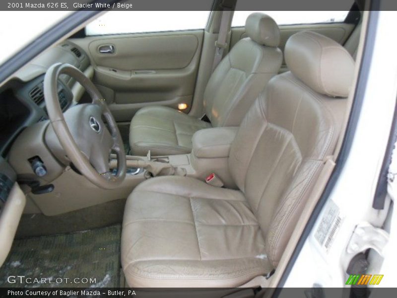 Front Seat of 2001 626 ES