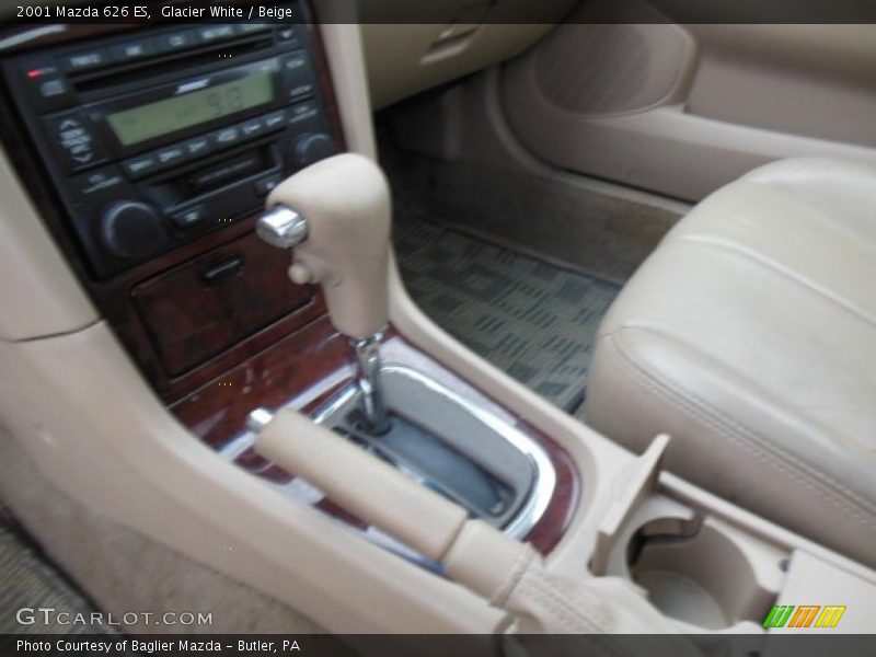 Glacier White / Beige 2001 Mazda 626 ES