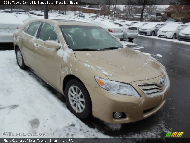 Sandy Beach Metallic / Bisque 2011 Toyota Camry LE