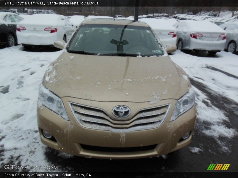 Sandy Beach Metallic / Bisque 2011 Toyota Camry LE