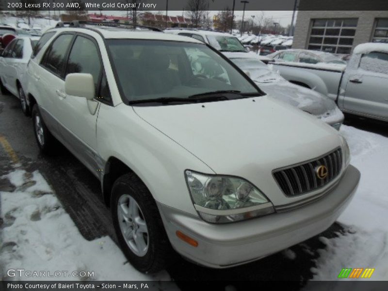 White Gold Crystal / Ivory 2003 Lexus RX 300 AWD