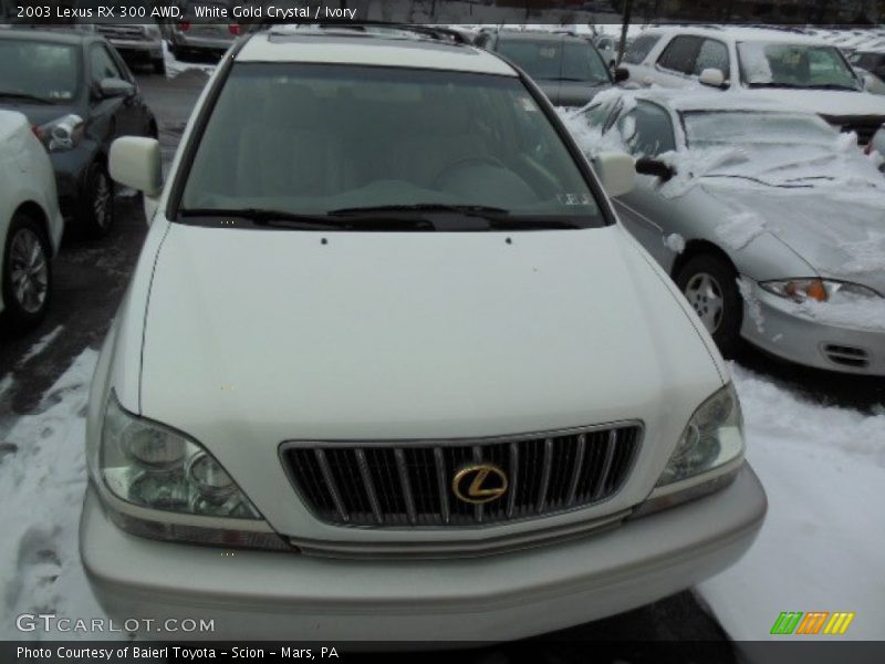 White Gold Crystal / Ivory 2003 Lexus RX 300 AWD