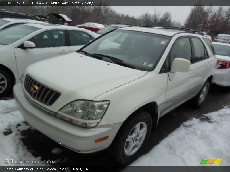 White Gold Crystal / Ivory 2003 Lexus RX 300 AWD
