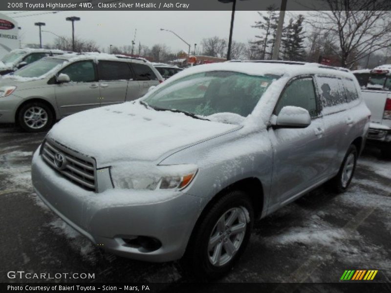Front 3/4 View of 2008 Highlander 4WD
