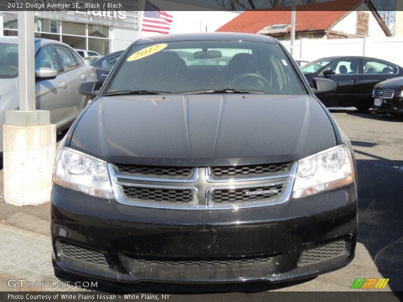 Black / Black 2012 Dodge Avenger SE