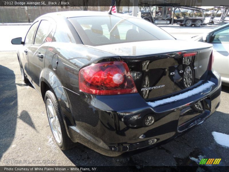 Black / Black 2012 Dodge Avenger SE