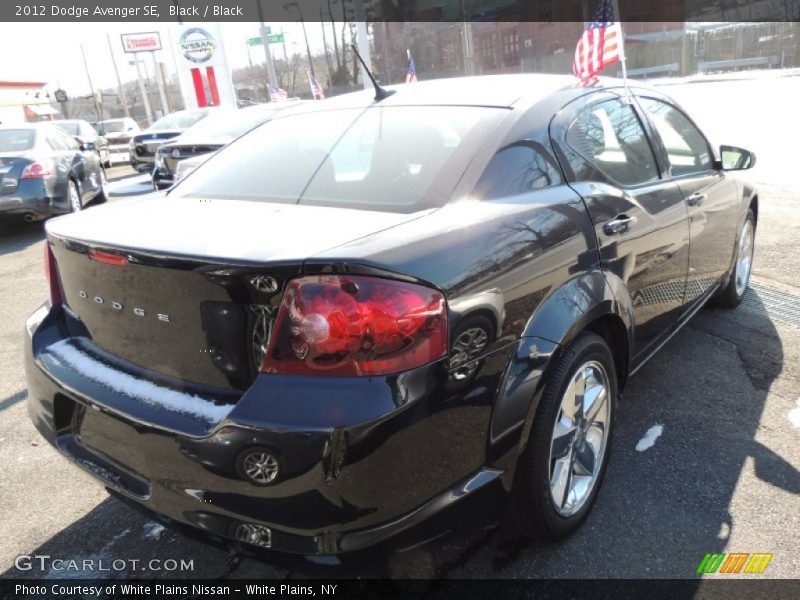 Black / Black 2012 Dodge Avenger SE