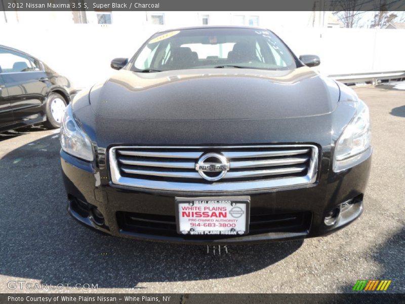 Super Black / Charcoal 2012 Nissan Maxima 3.5 S