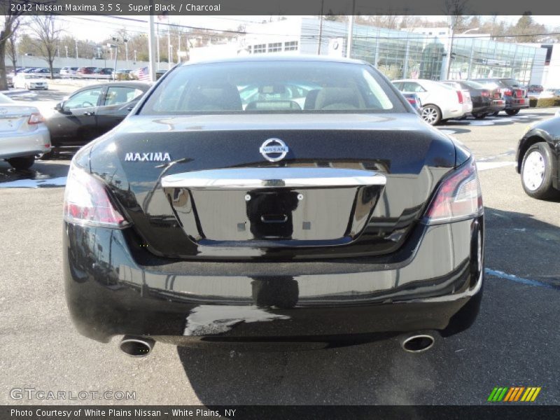 Super Black / Charcoal 2012 Nissan Maxima 3.5 S