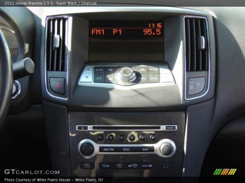 Super Black / Charcoal 2012 Nissan Maxima 3.5 S