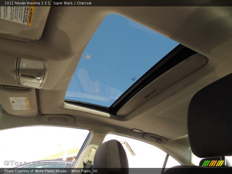 Super Black / Charcoal 2012 Nissan Maxima 3.5 S