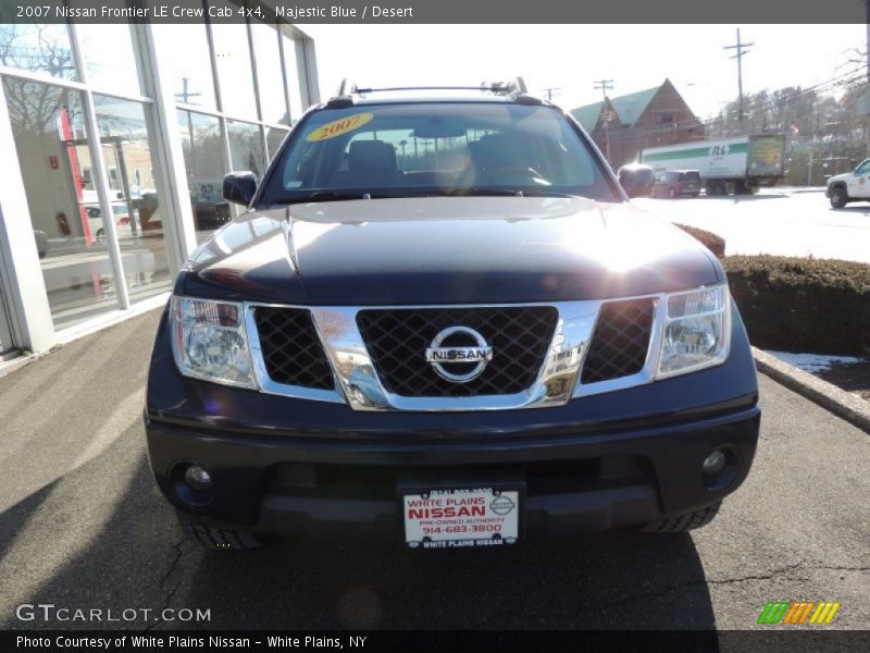 Majestic Blue / Desert 2007 Nissan Frontier LE Crew Cab 4x4