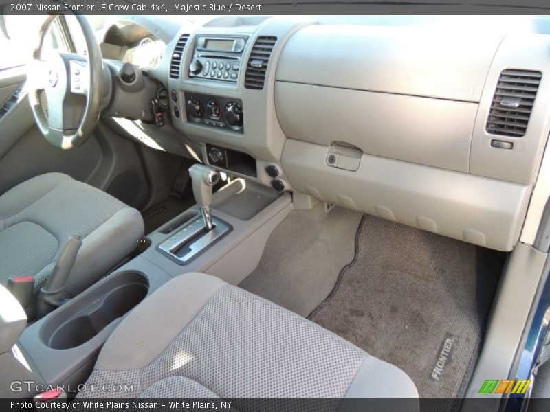 Majestic Blue / Desert 2007 Nissan Frontier LE Crew Cab 4x4