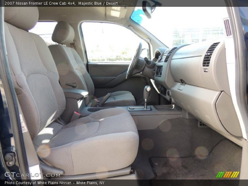 Majestic Blue / Desert 2007 Nissan Frontier LE Crew Cab 4x4