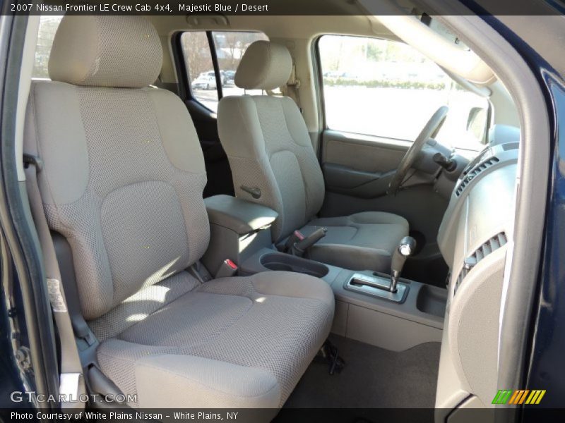 Majestic Blue / Desert 2007 Nissan Frontier LE Crew Cab 4x4