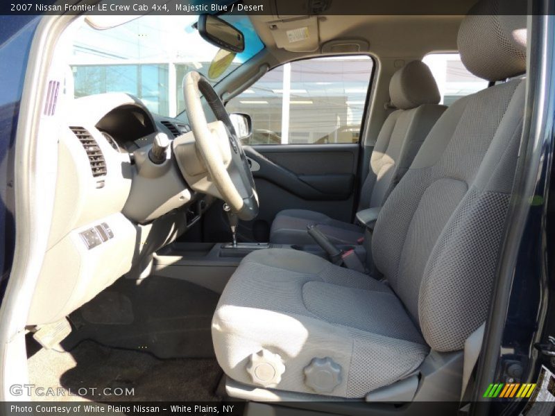 Majestic Blue / Desert 2007 Nissan Frontier LE Crew Cab 4x4