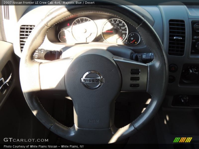 Majestic Blue / Desert 2007 Nissan Frontier LE Crew Cab 4x4
