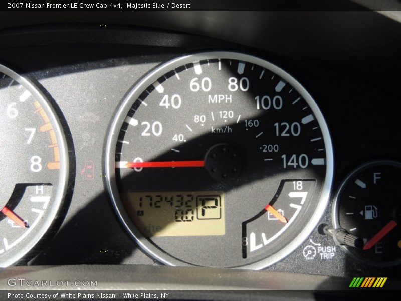 Majestic Blue / Desert 2007 Nissan Frontier LE Crew Cab 4x4