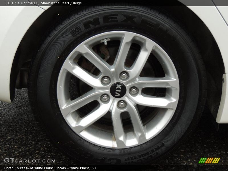 Snow White Pearl / Beige 2011 Kia Optima LX