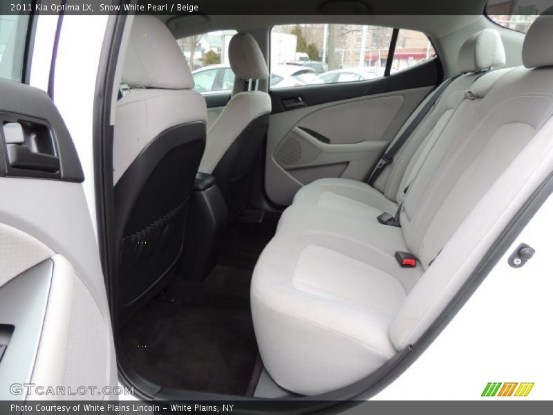 Snow White Pearl / Beige 2011 Kia Optima LX