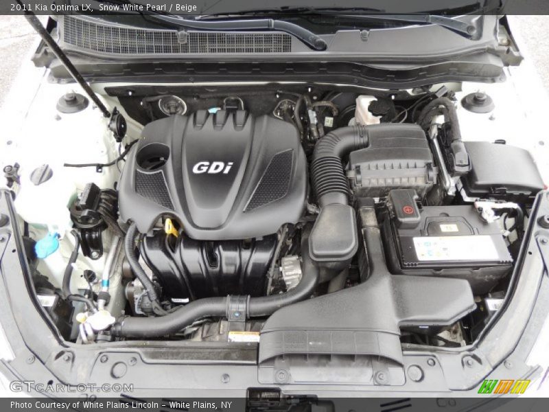 Snow White Pearl / Beige 2011 Kia Optima LX
