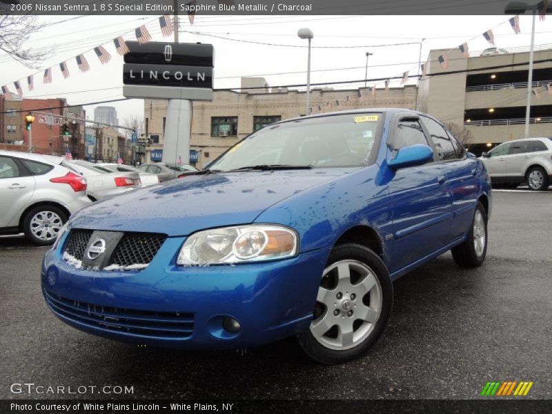 Sapphire Blue Metallic / Charcoal 2006 Nissan Sentra 1.8 S Special Edition