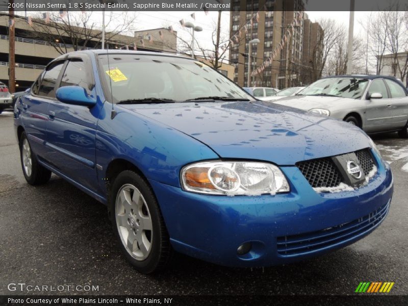 Sapphire Blue Metallic / Charcoal 2006 Nissan Sentra 1.8 S Special Edition