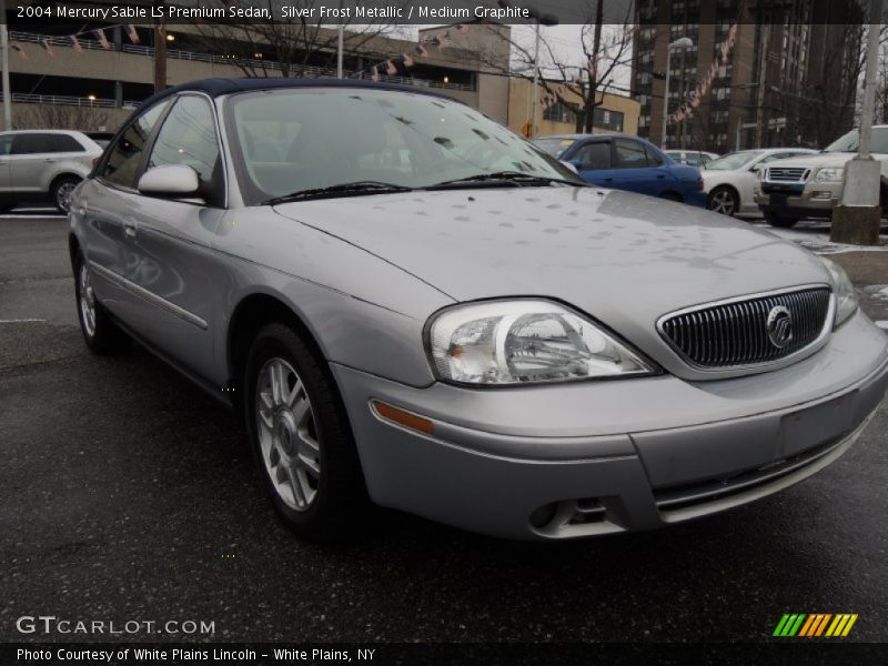 Silver Frost Metallic / Medium Graphite 2004 Mercury Sable LS Premium Sedan