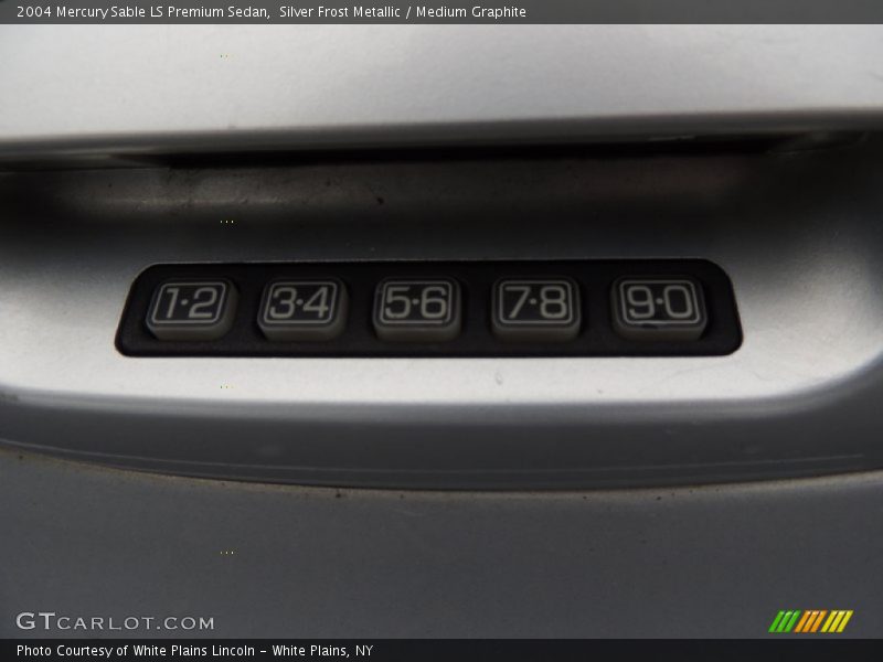 Silver Frost Metallic / Medium Graphite 2004 Mercury Sable LS Premium Sedan