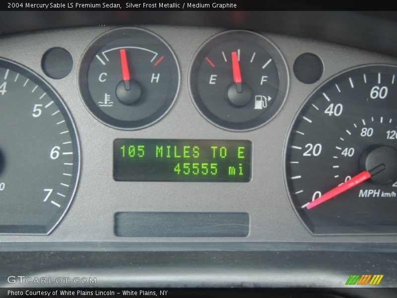 Silver Frost Metallic / Medium Graphite 2004 Mercury Sable LS Premium Sedan