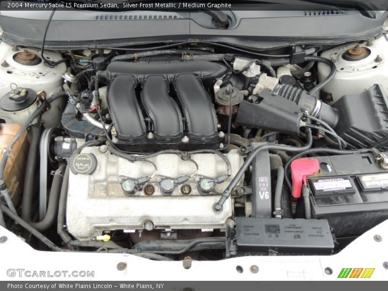 Silver Frost Metallic / Medium Graphite 2004 Mercury Sable LS Premium Sedan