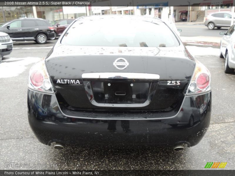 Super Black / Charcoal 2008 Nissan Altima 2.5 S