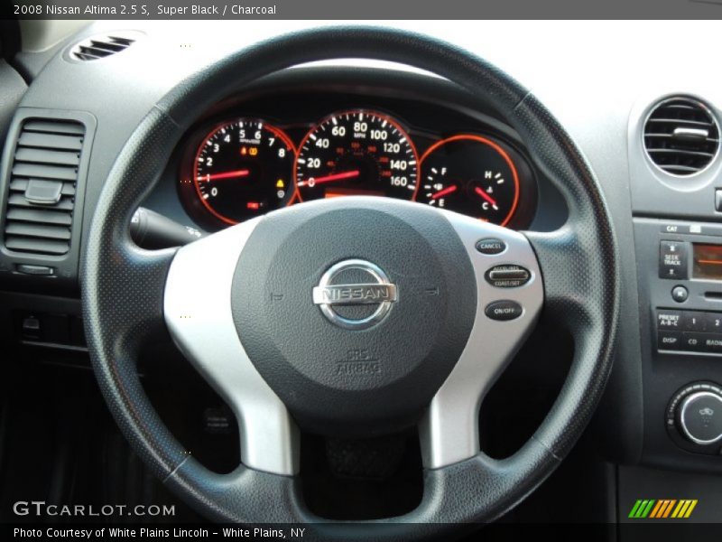 Super Black / Charcoal 2008 Nissan Altima 2.5 S