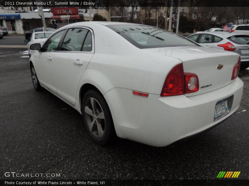 Summit White / Ebony 2011 Chevrolet Malibu LT