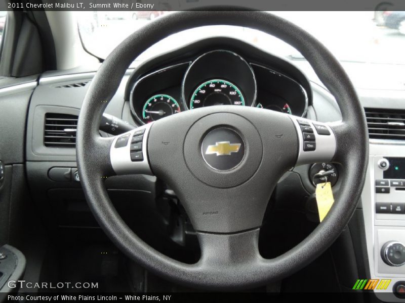 Summit White / Ebony 2011 Chevrolet Malibu LT