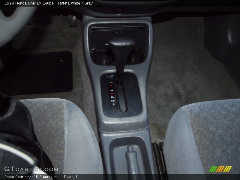 Taffeta White / Gray 1998 Honda Civic EX Coupe