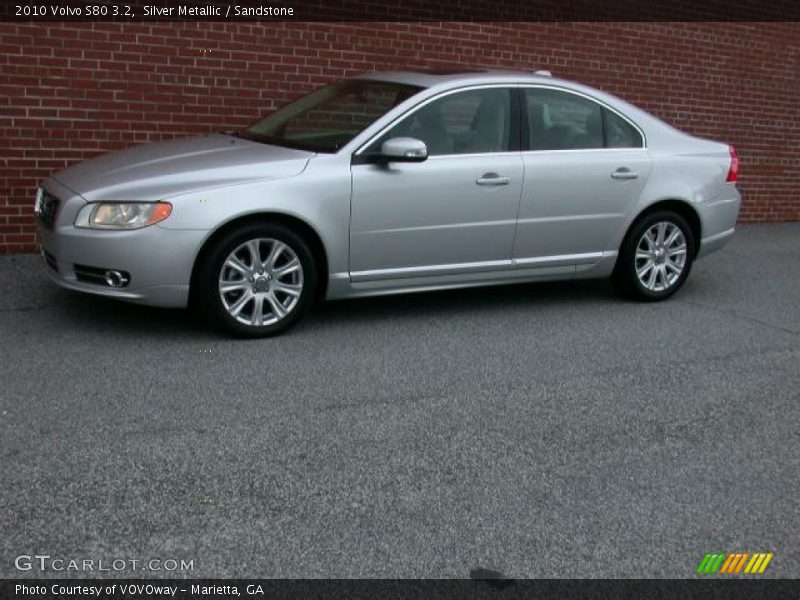 Silver Metallic / Sandstone 2010 Volvo S80 3.2